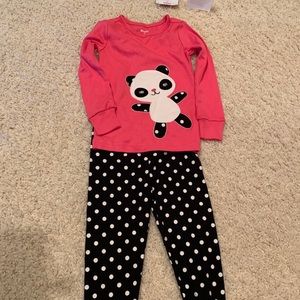 🐼NWT Gymboree girls to P.J. Set panda